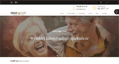 Desktop Screenshot of goldcare.pl